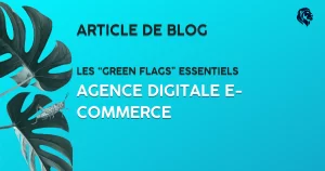 Agence digitale e-commerce - Les green flags essentiels